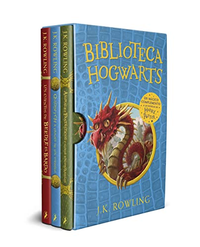 Biblioteca Hogwarts: (edición estuche con: Animales fantásticos y dónde encontrarlos | El Quidditch a través de los tiempos | Los cuentos de Beedle el bardo) (Harry Potter) von SALAMANDRA BOLSILLO